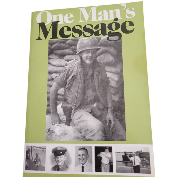 One Man's Message by Hudson McDonald, PE USA (Ret) Paperback Book Signed - Picture 1 of 9
